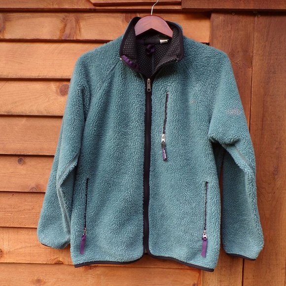 Patagonia Jackets & Blazers - Vintage Patagonia Retro Pile Fleece Jacket - size L, blue/green, USA made